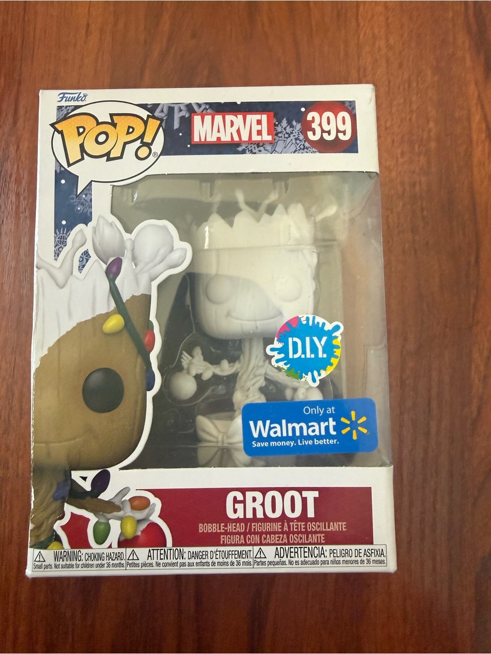 Funko Pop! Groot Vinyl Figure - White with Multicolor Lights